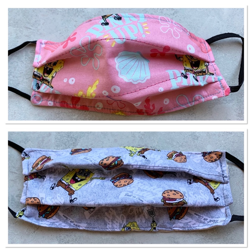 COPY - Spongebob Face Masks (Adults & Kids)